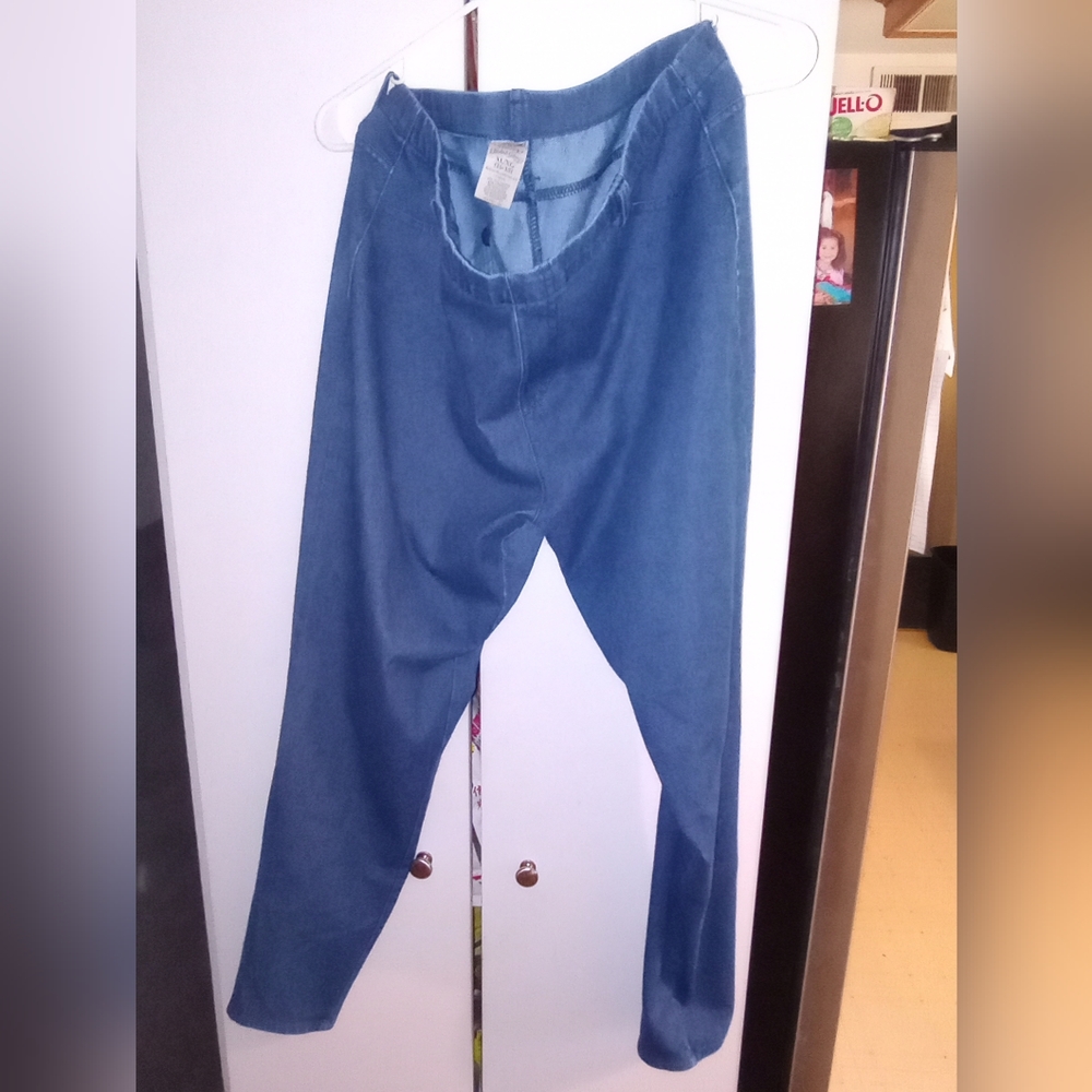 Faded Glory Women's Jeggings, Skinny Leg, Medium Wash, Sz XL (16-18)